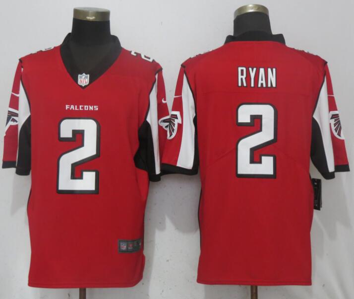 Men Atlanta Falcons #2 Ryan Red Nike Vapor Untouchable Limited Playe NFL Jerseys